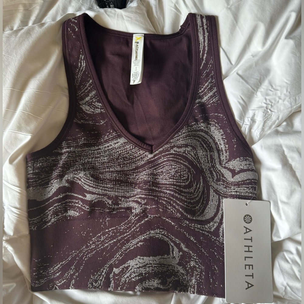 Maroon Athleta Tank Top